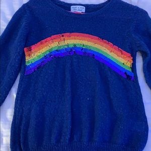 rainbow kids wild fox sweater